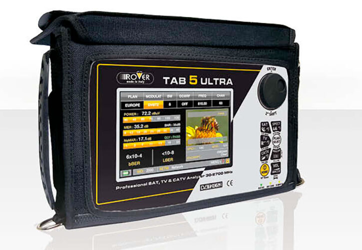 TAB 5 ULTRA misuratore di campo combinato con HEVC
